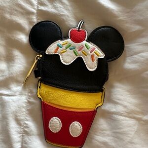 disney loungefly mickey ice cream coin purse